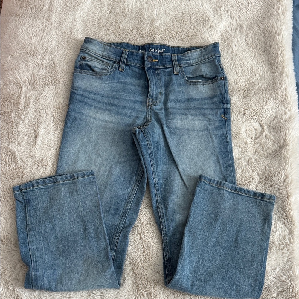 BOYS Old Navy Light Blue Straight Leg-Size 14